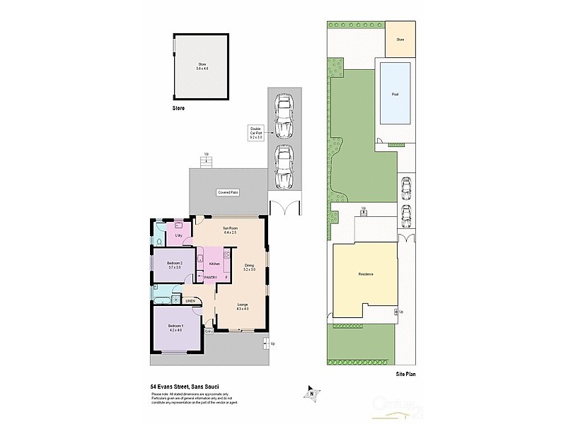 54 Evans Street, Sans Souci NSW 2219 Floorplan