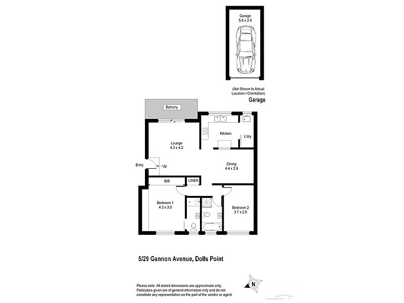 5/29 Gannon Avenue, Dolls Point NSW 2219 Floorplan