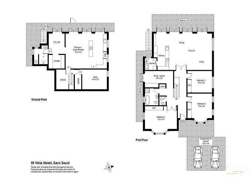 55 Vista Street, Sans Souci NSW 2219 Floorplan