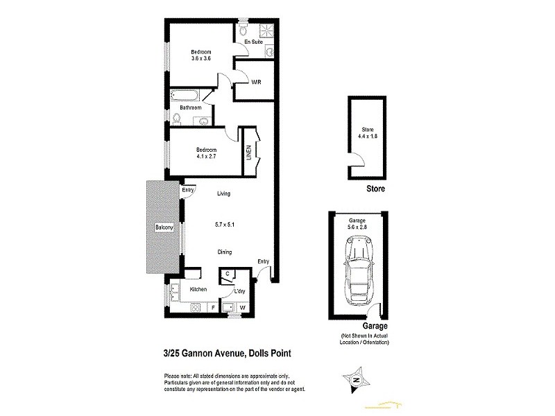 3/25 Gannon Avenue, Dolls Point NSW 2219 Floorplan