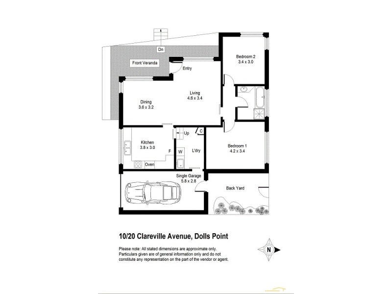 10/20 Clareville Avenue, Dolls Point NSW 2219 Floorplan