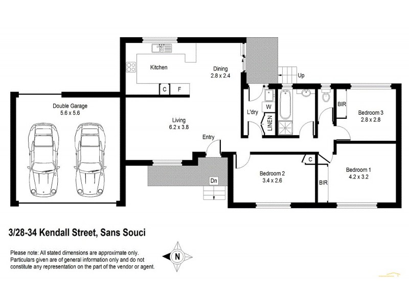 3/28-34 Kendall Street, Sans Souci NSW 2219 Floorplan