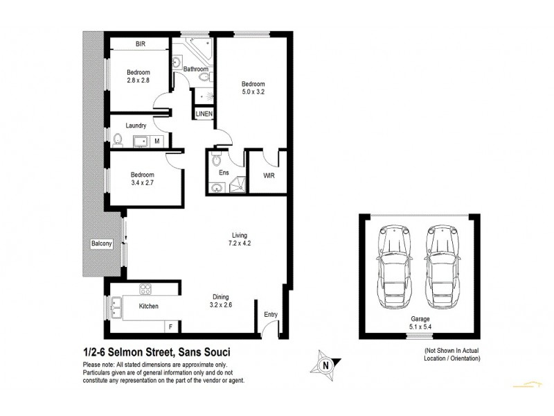 1/2-6 Selmon Street, Sans Souci NSW 2219 Floorplan