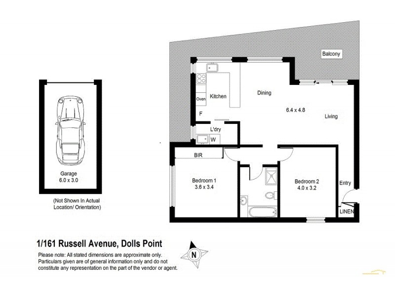 1/161 Russell Avenue, Dolls Point NSW 2219 Floorplan