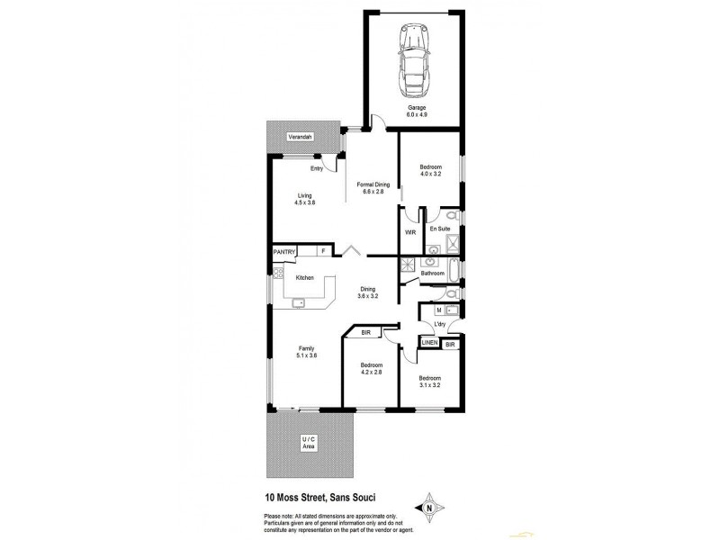 10 Moss Street, Sans Souci NSW 2219 Floorplan