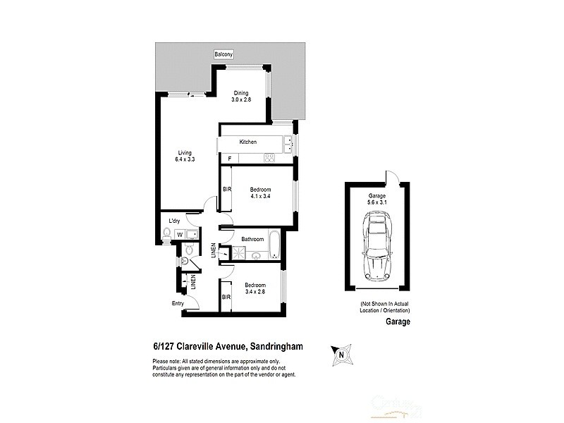 6/127 Clareville Avenue, Sandringham NSW 2219 Floorplan