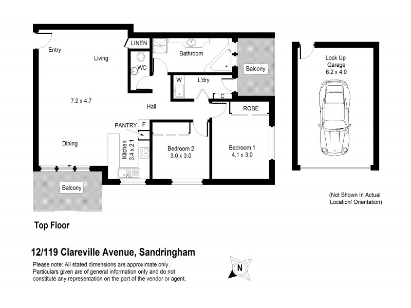 12/119 Clareville Avenue, Sandringham NSW 2219 Floorplan