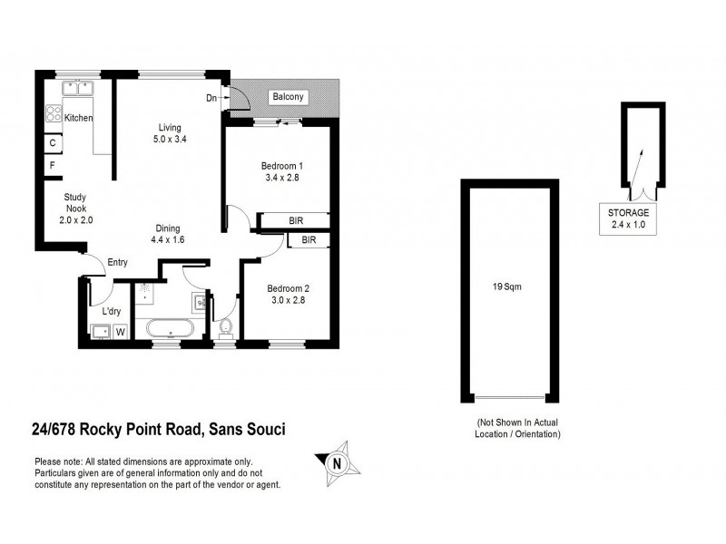 24/678 Rocky Point Road, Sans Souci NSW 2219 Floorplan