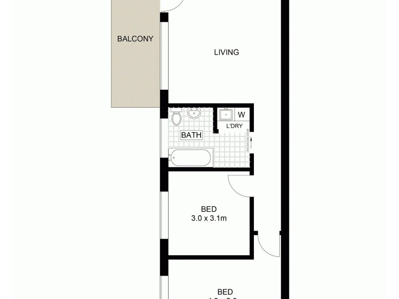27/166 Russell Avenue, Dolls Point NSW 2219 Floorplan