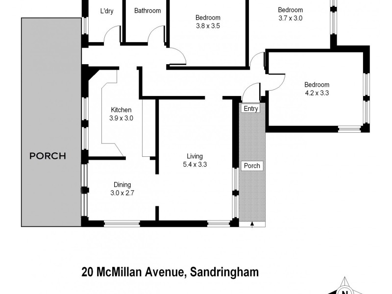 20 McMillan Avenue, Sandringham NSW 2219 Floorplan