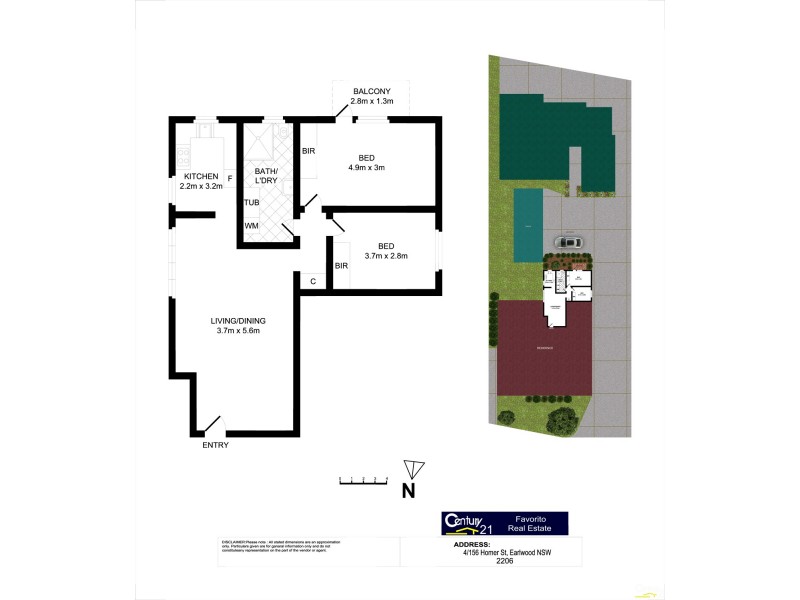4/156 Homer Street, Earlwood NSW 2206 Floorplan