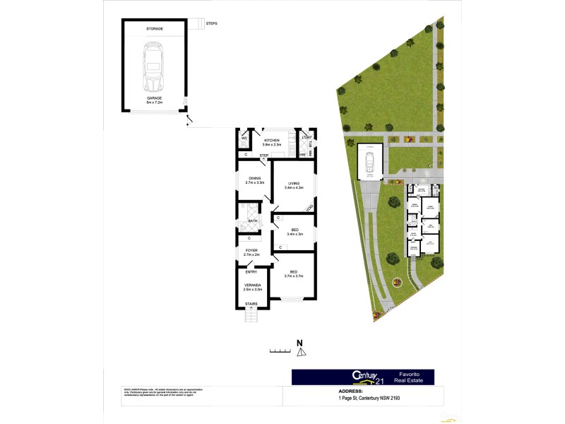 1 Page Street, Canterbury NSW 2193 Floorplan