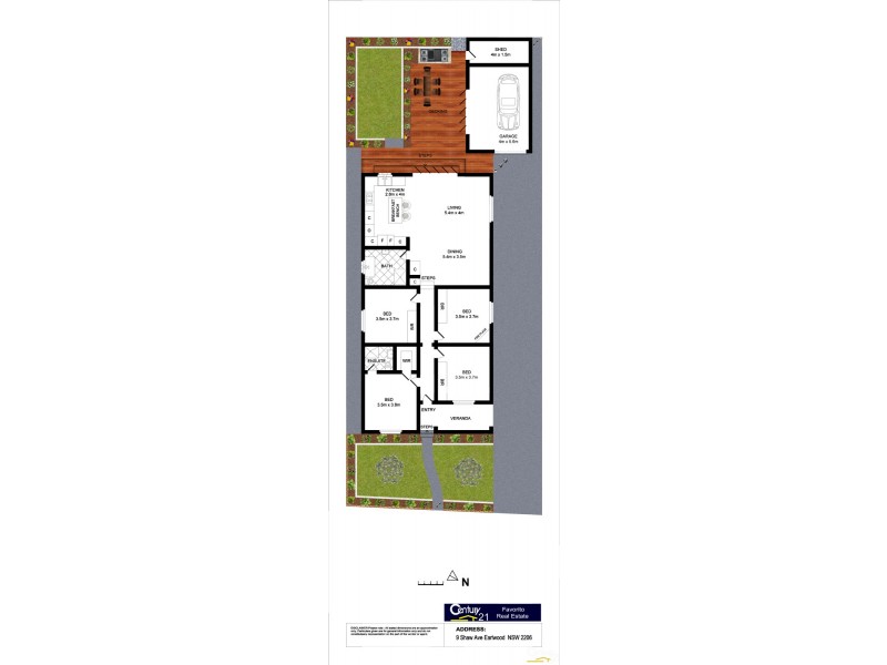9 Shaw Avenue, Earlwood NSW 2206 Floorplan