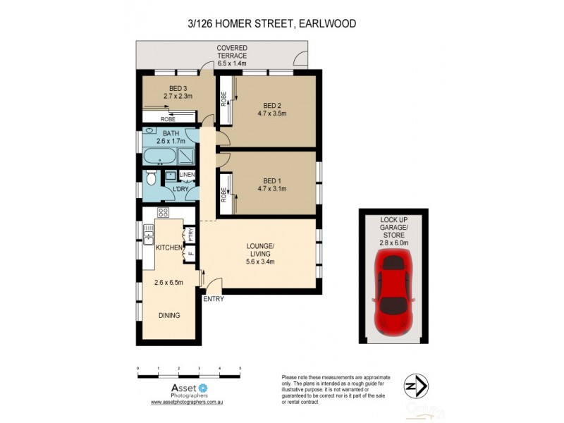 3/126 Homer Street, Earlwood NSW 2206 Floorplan