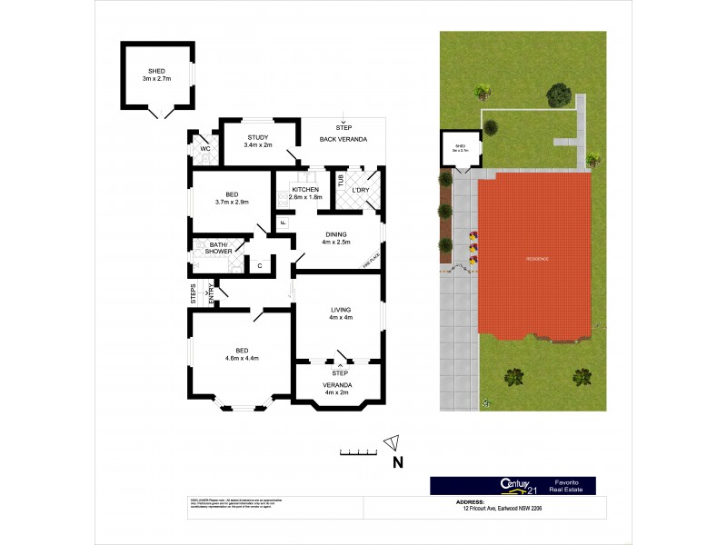 12 Fricourt Avenue, Earlwood NSW 2206 Floorplan