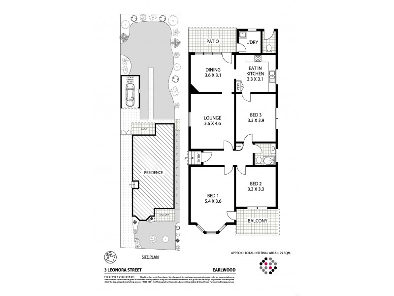 3 Leonora Street, Earlwood NSW 2206 Floorplan