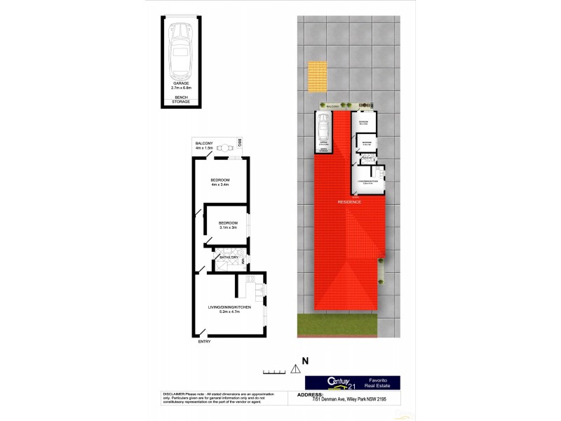 7/51  Denman Avenue, Wiley Park NSW 2195 Floorplan