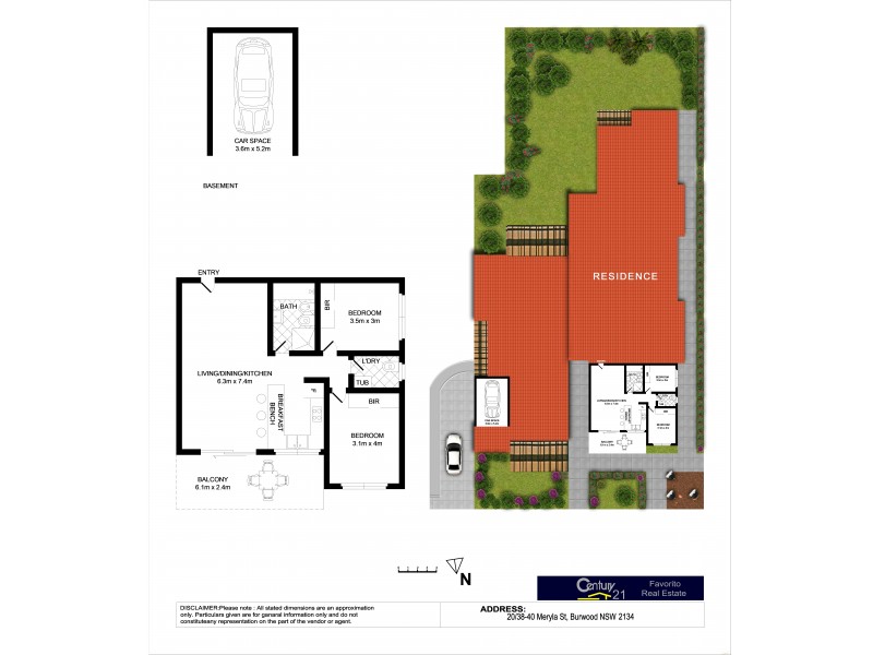 20/38-40  Meryla Street, Burwood NSW 2134 Floorplan