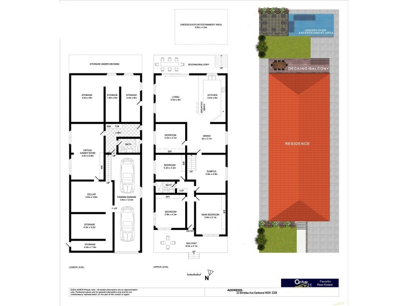 22 Birrellea Ave, Earlwood NSW 2206 Floorplan