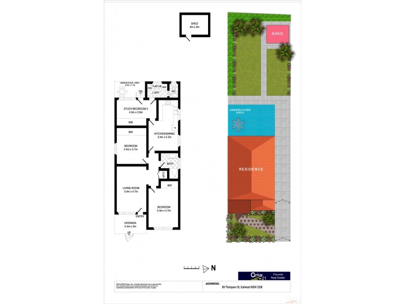 89 Thompson Street, Earlwood NSW 2206 Floorplan