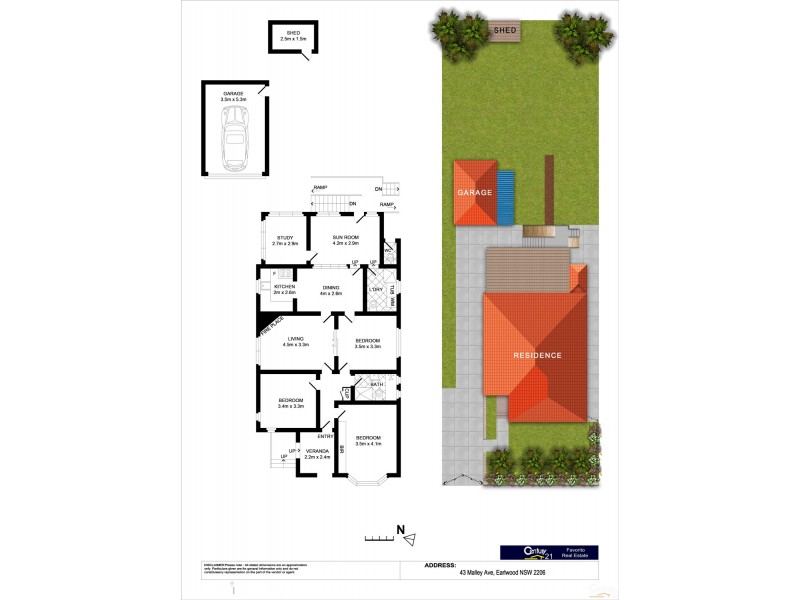 43  Malley Ave, Earlwood NSW 2206 Floorplan