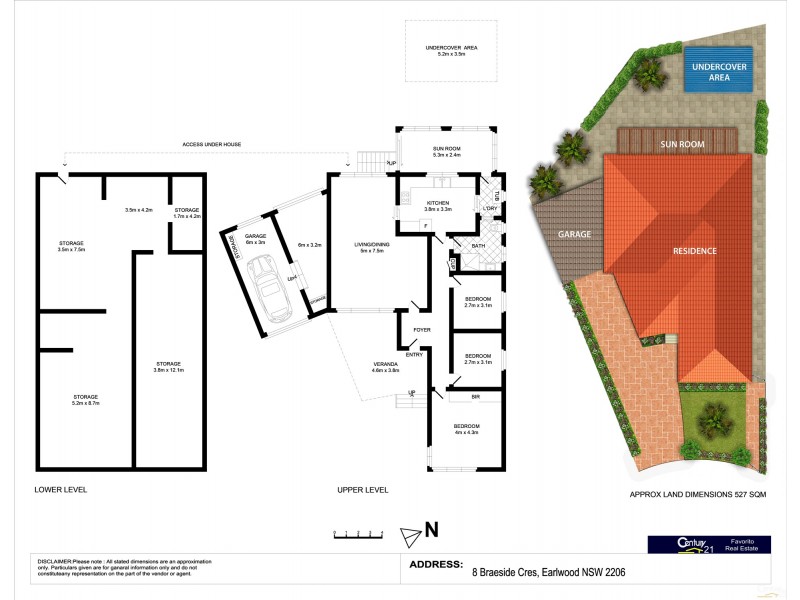 8 Braeside Crescent, Earlwood NSW 2206 Floorplan
