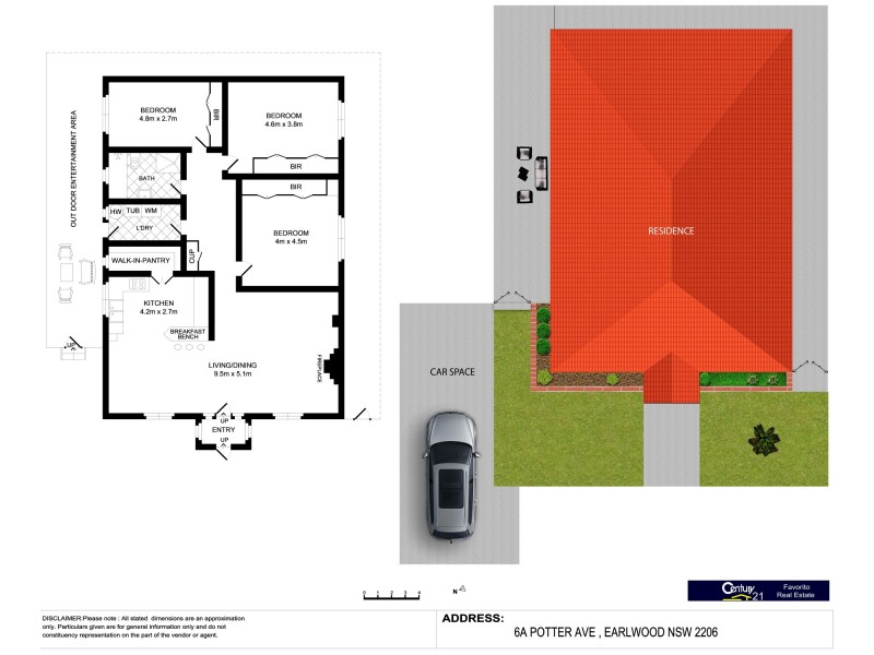 6A Potter Ave, Earlwood NSW 2206 Floorplan