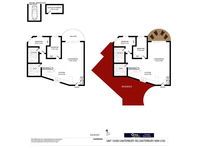 13/300 Canterbury Rd, Canterbury NSW 2193 Floorplan