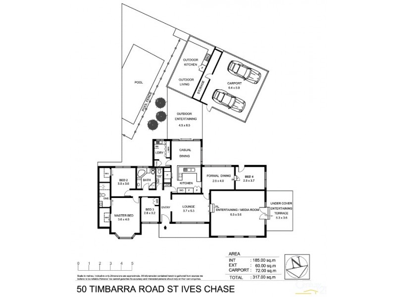 50 Timbarra Road, St Ives NSW 2075 Floorplan