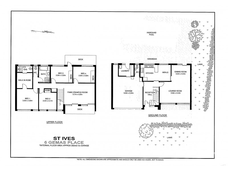 6 Gemas Place, St Ives NSW 2075 Floorplan