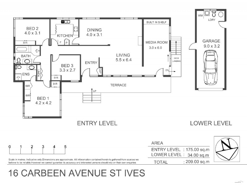 16 Carbeen Avenue, St Ives NSW 2075 Floorplan