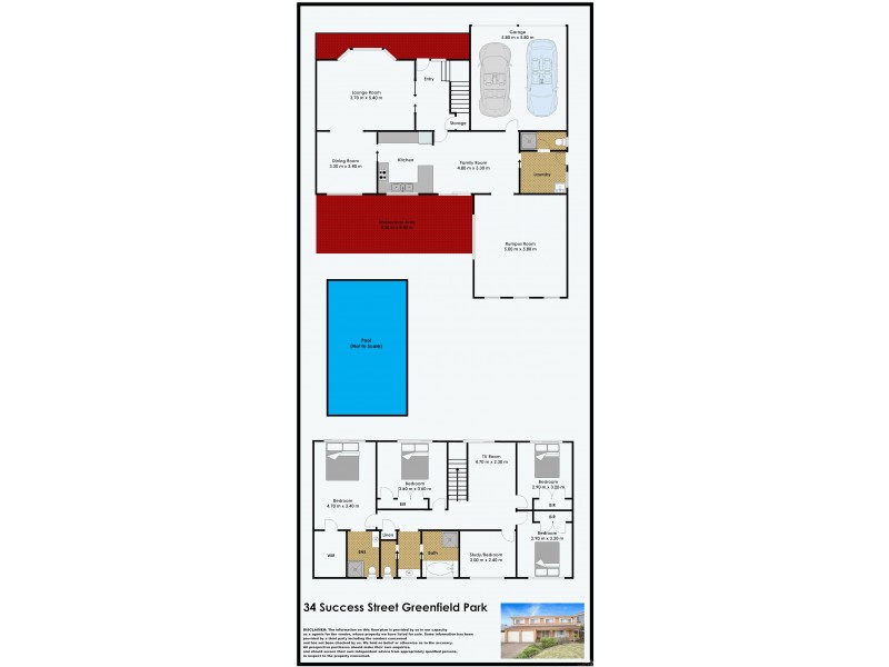 34 Success Street, Greenfield Park NSW 2176 Floorplan