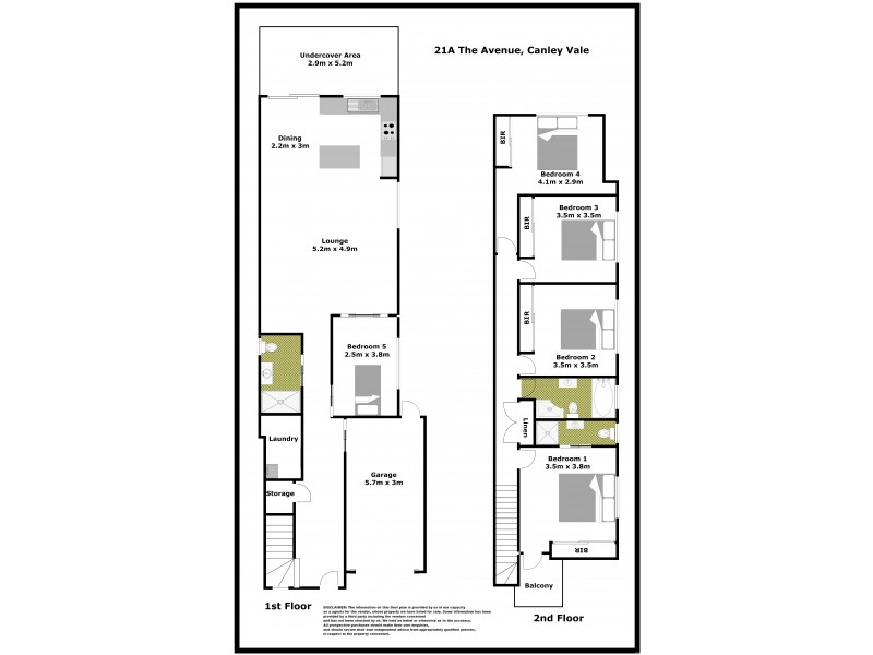 21A The Avenue, Canley Vale NSW 2166 Floorplan