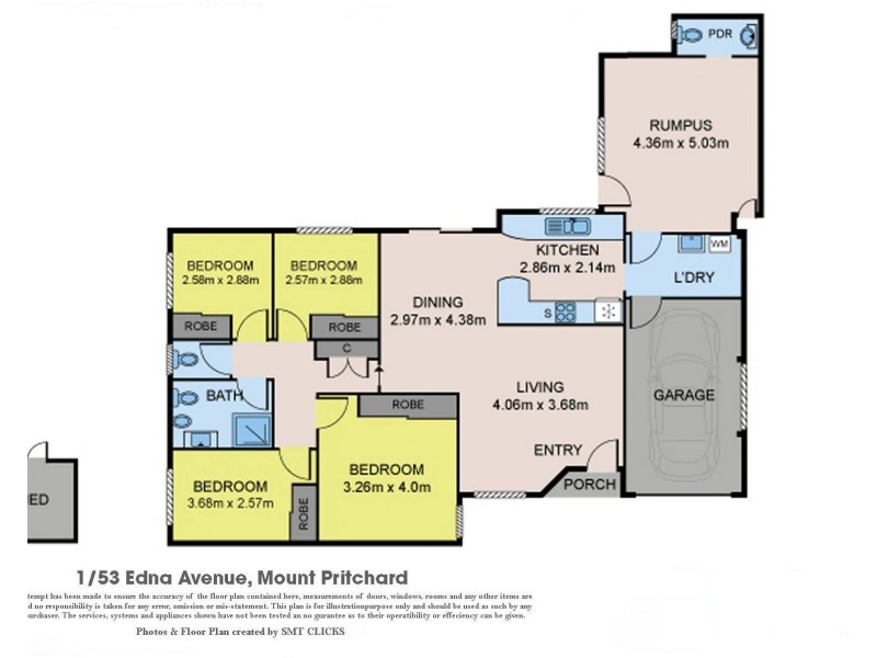 1/53 Edna Avenue, Mount Pritchard NSW 2170 Floorplan