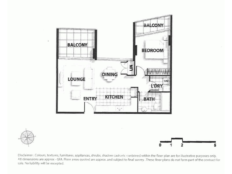 16/1  Browne Parade, Liverpool NSW 2170 Floorplan