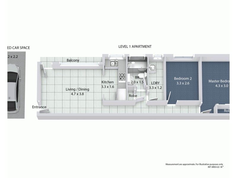 2/12 Wrentmore Street, Fairfield NSW 2165 Floorplan