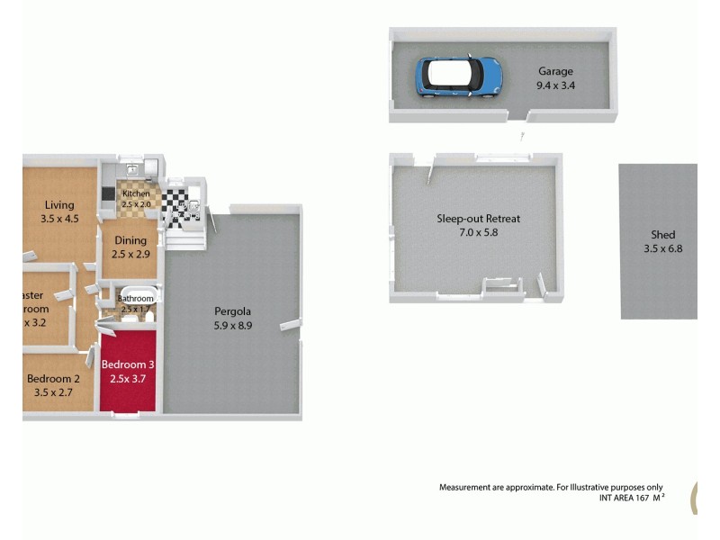 49 Goondah Street, Villawood NSW 2163 Floorplan