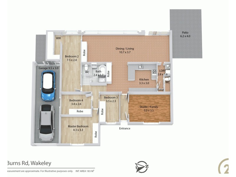2 Burns Road, Wakeley NSW 2176 Floorplan
