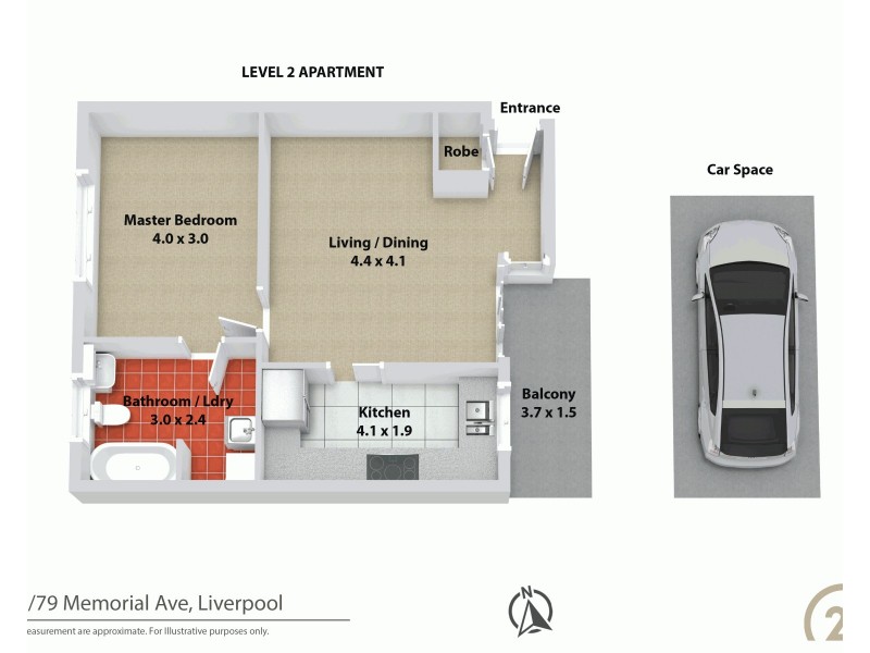 32/79 Memorial Avenue, Liverpool NSW 2170 Floorplan