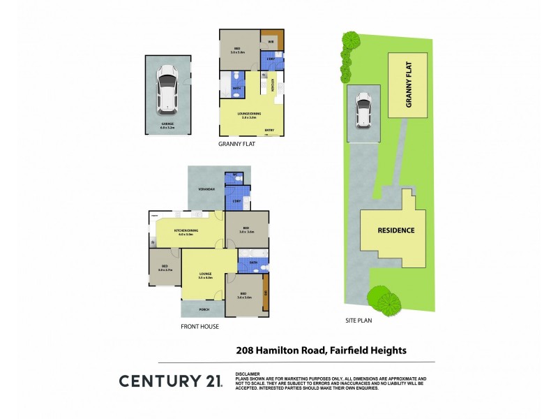 208 Hamilton Road, Fairfield NSW 2165 Floorplan