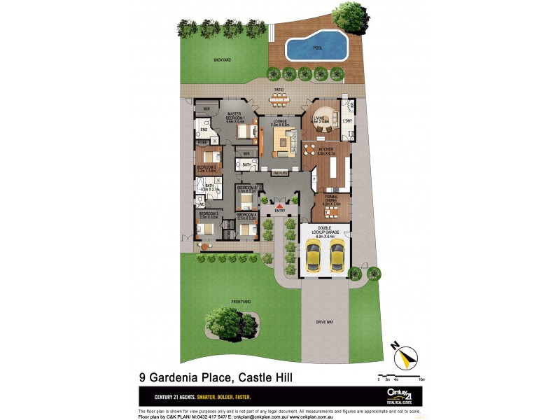 9 Gardenia Place, Castle Hill NSW 2154 Floorplan