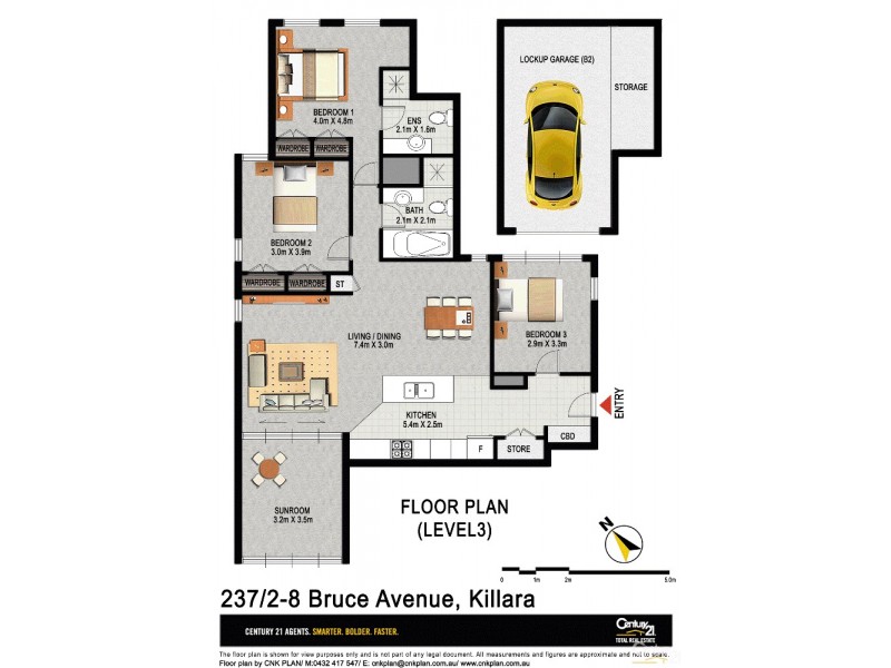 237/2-8 Bruce Ave, Killara NSW 2071 Floorplan