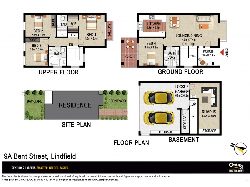 9A Bent St, Lindfield NSW 2070 Floorplan