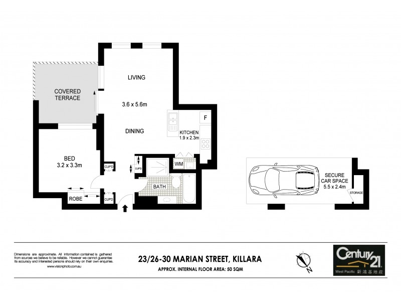 23/26-30 Marian Street, Killara NSW 2071 Floorplan