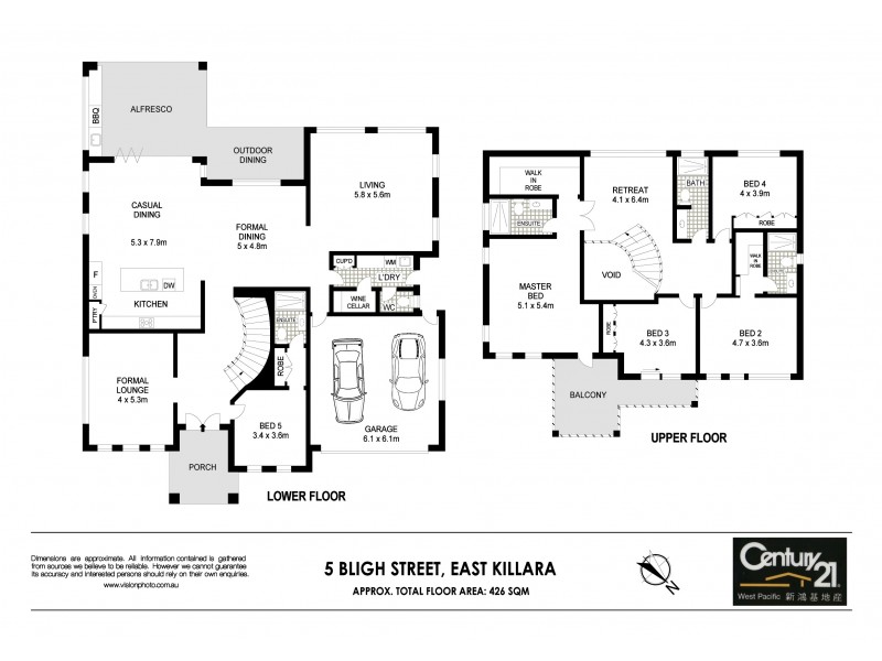 5 Bligh Street, Killara NSW 2071 Floorplan