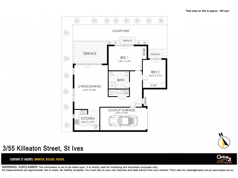 3/55 Killeaton St, St Ives NSW 2075 Floorplan
