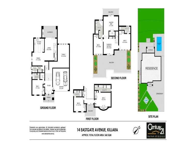 14 Eastgate Avenue, Killara NSW 2071 Floorplan