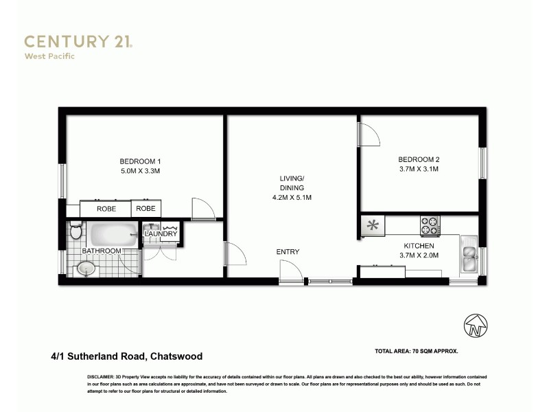 4/1 Sutherland Road, Chatswood NSW 2067 Floorplan
