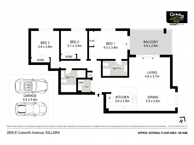 28/6-8 Culworth Avenue, Killara NSW 2071 Floorplan
