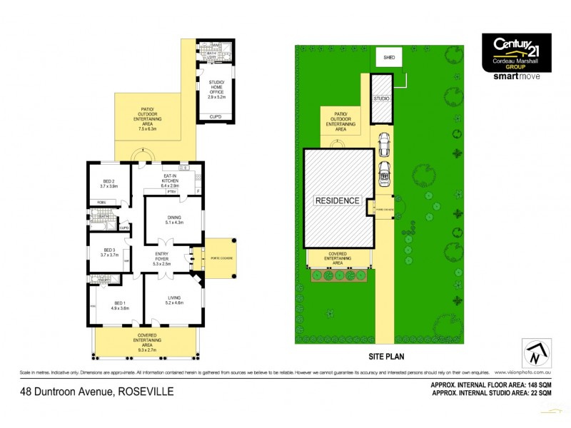 48 Duntroon Ave, Roseville NSW 2069 Floorplan